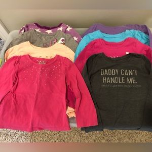 Girls Size 4T/4 Long Sleeve Shirts